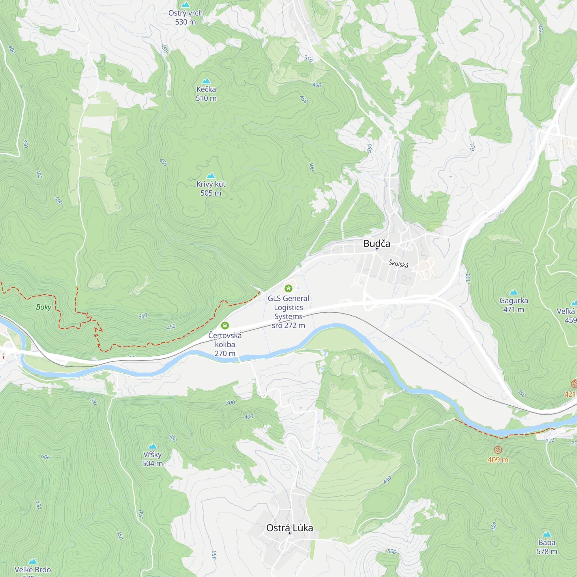 GLS General Logistics Systems sro map