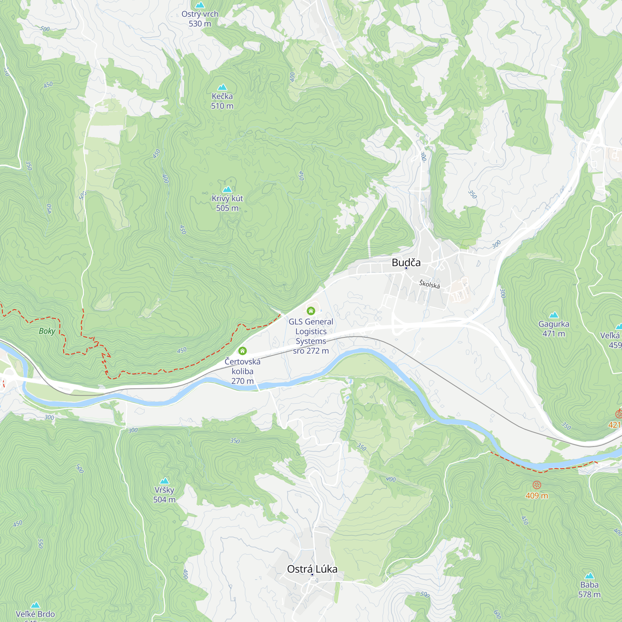 GLS General Logistics Systems sro map