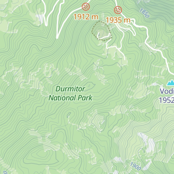 Map of Pazišta