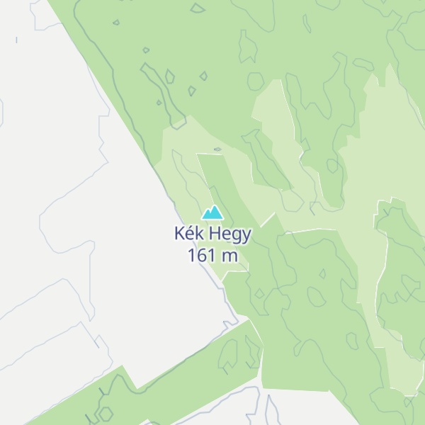 Map of Kék Hegy