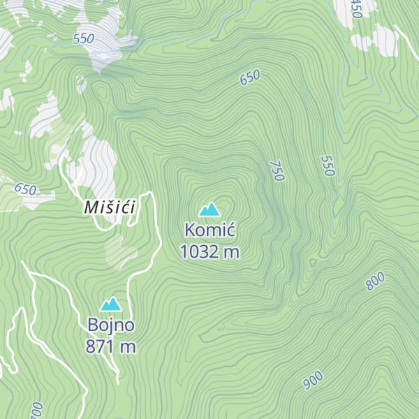 Map of Komić