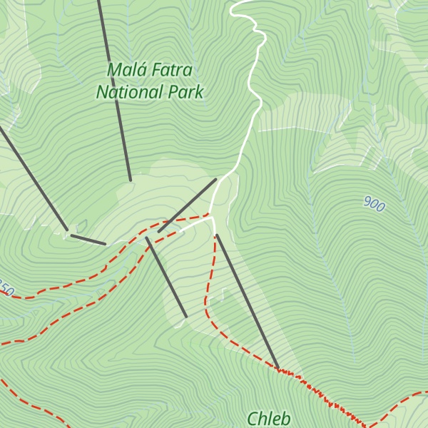 Map of Chata na Grúni