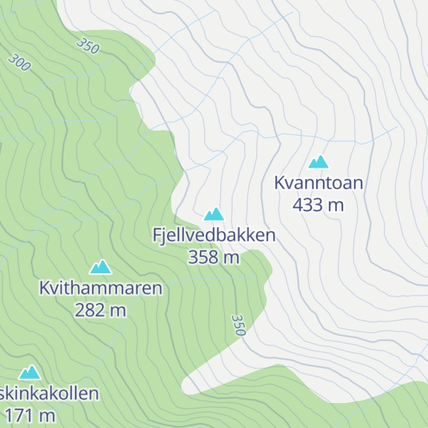 Map of Fjellvedbakken