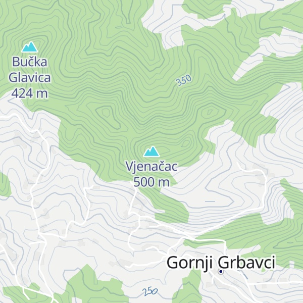 Map of Vjenačac