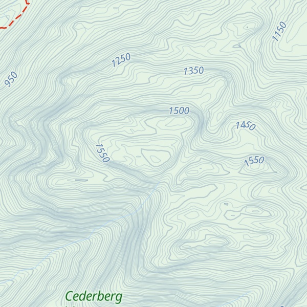 Map of Klein-Krakadoupiek