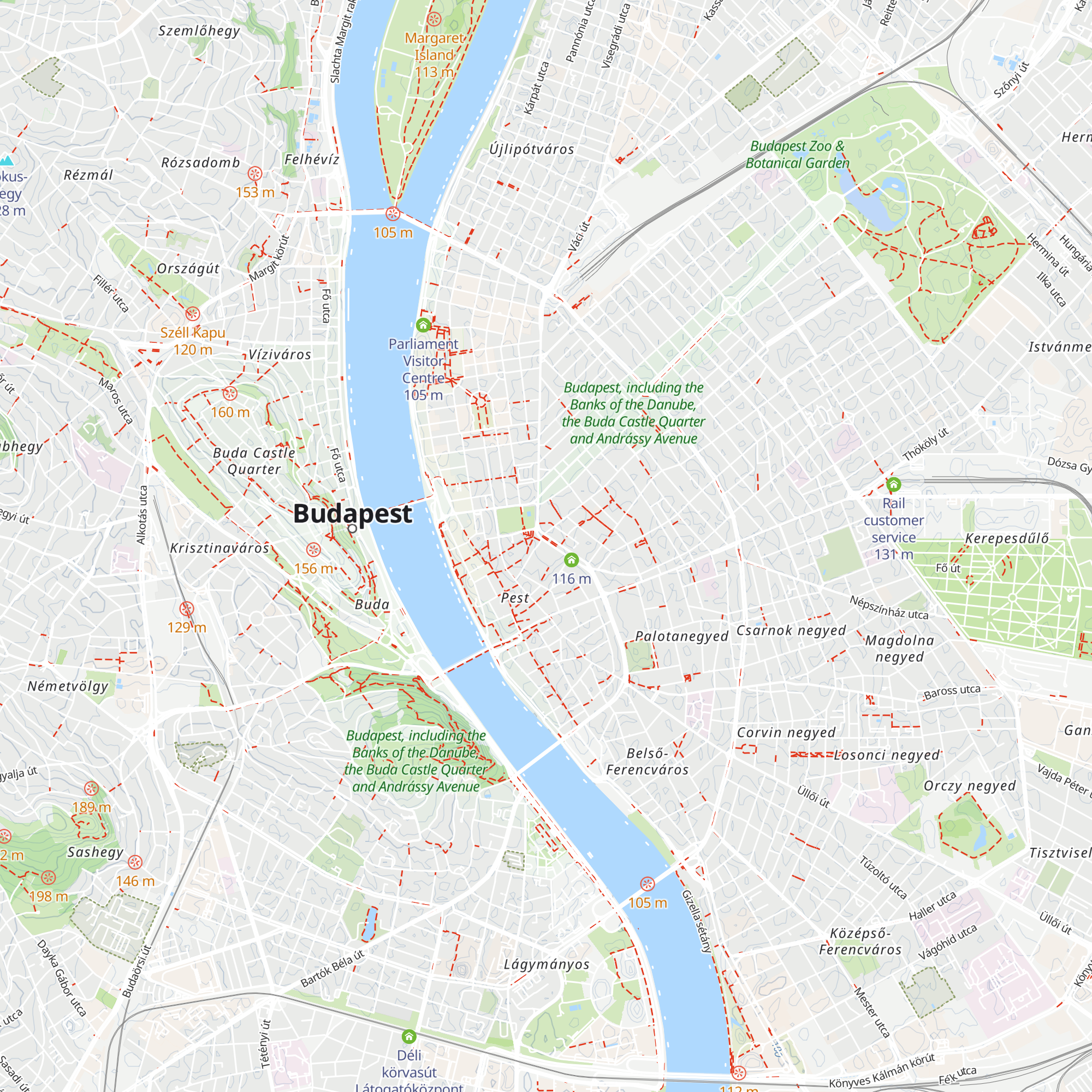 Budapest Info map