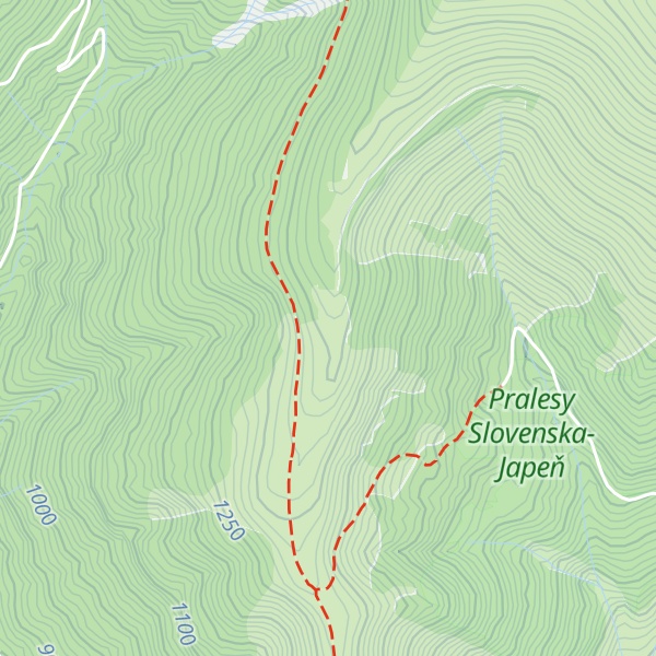 Map of Malá Krížna