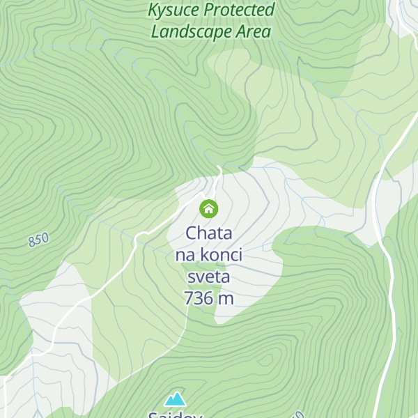 Map of Chata na konci sveta
