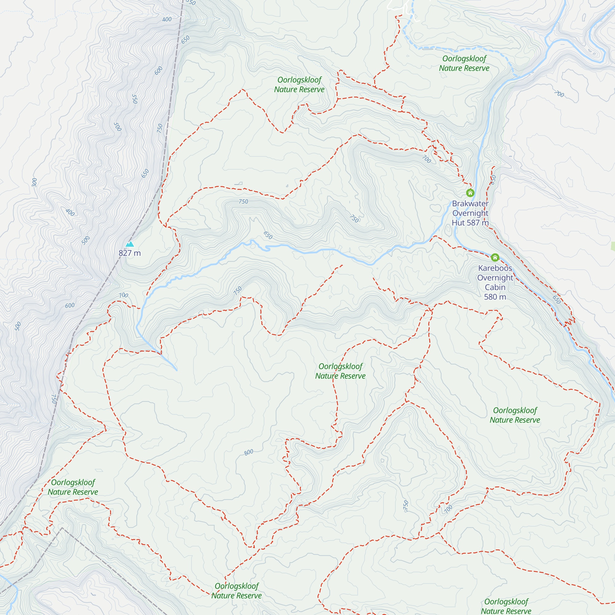 Olienhoutbos map