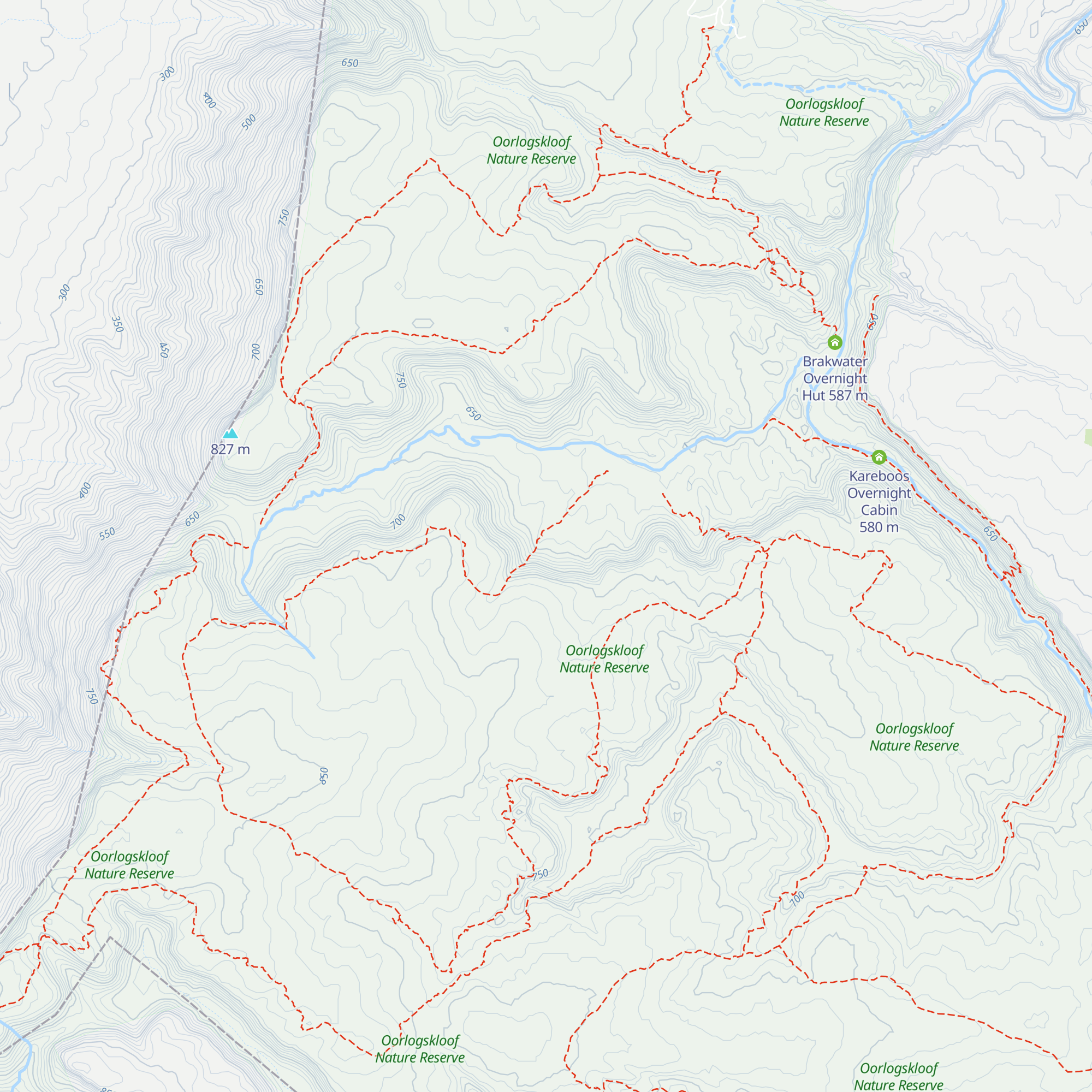 Olienhoutbos map