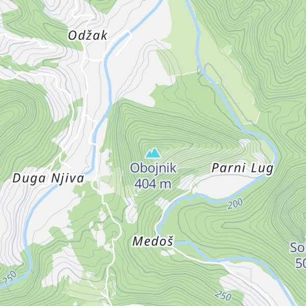 Map of Obojnik