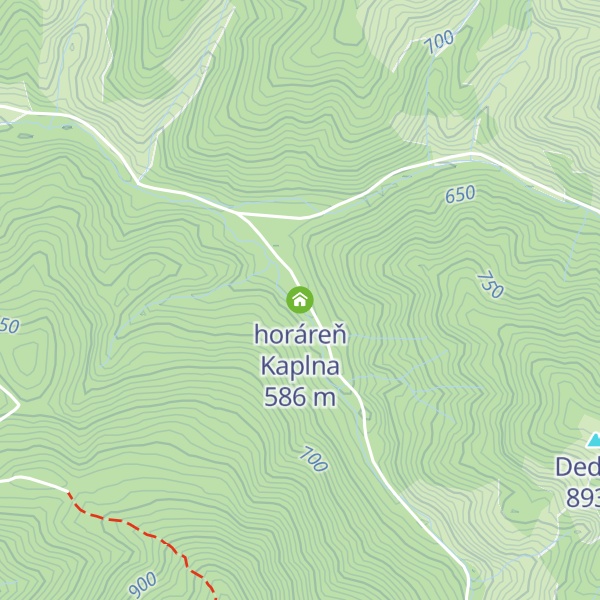 Map of horáreň Kaplna