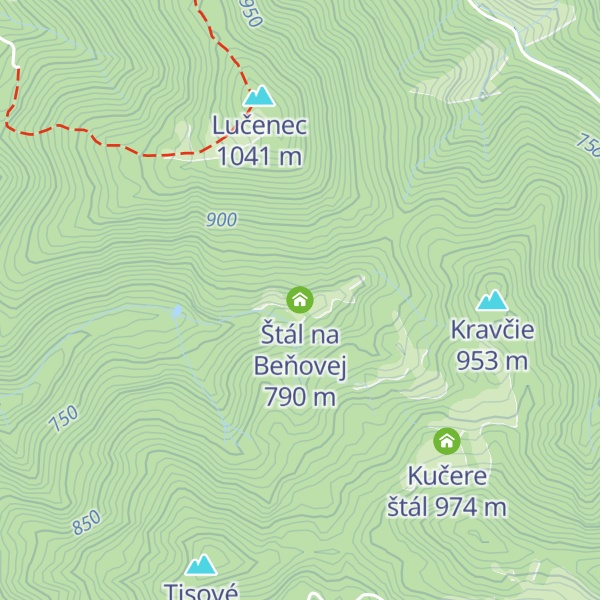 Map of Štál na Beňovej