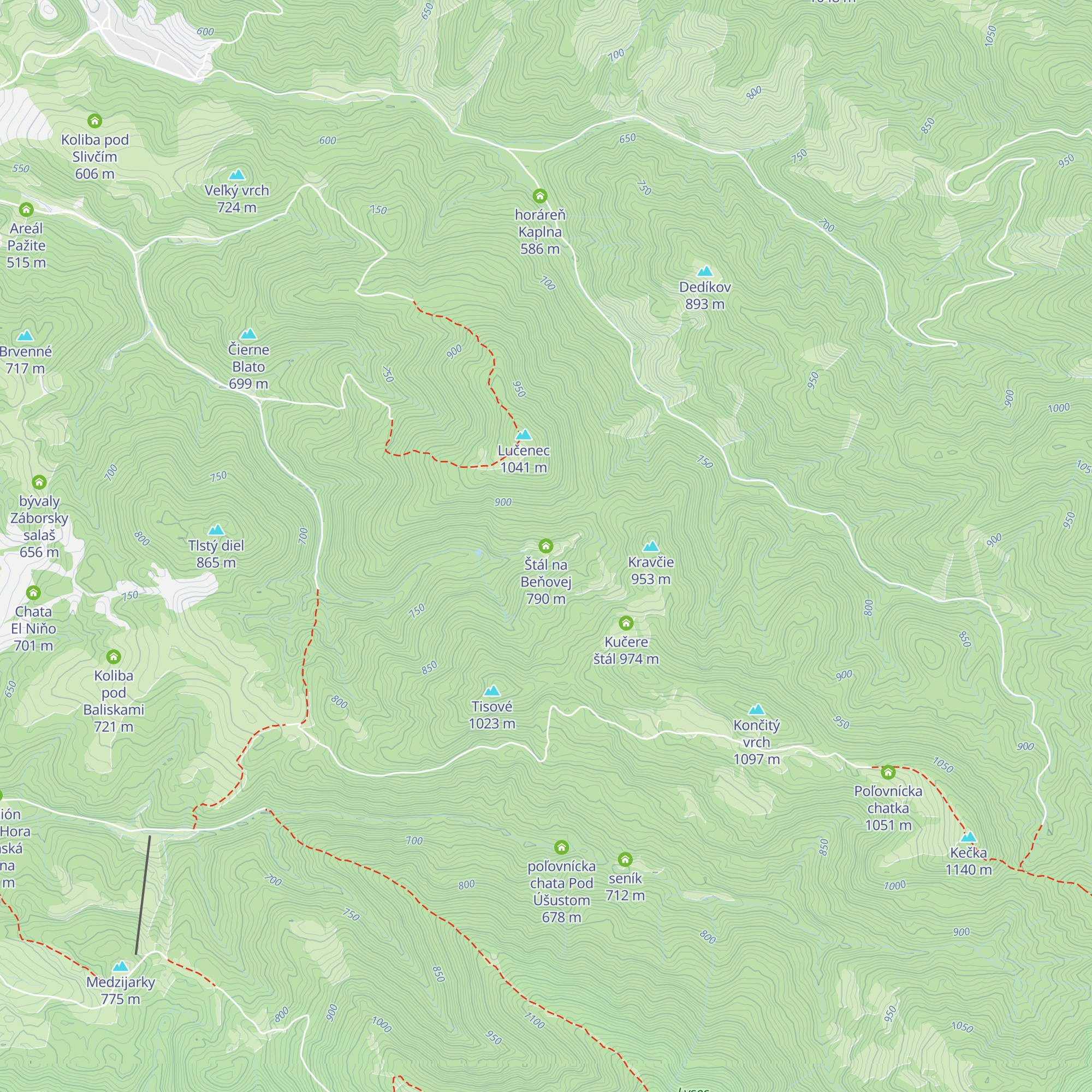 Štál na Beňovej map