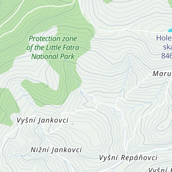 Map of Chata Šuštiak