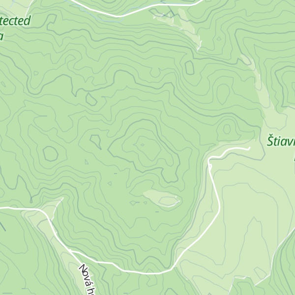 Map of Široké lúky