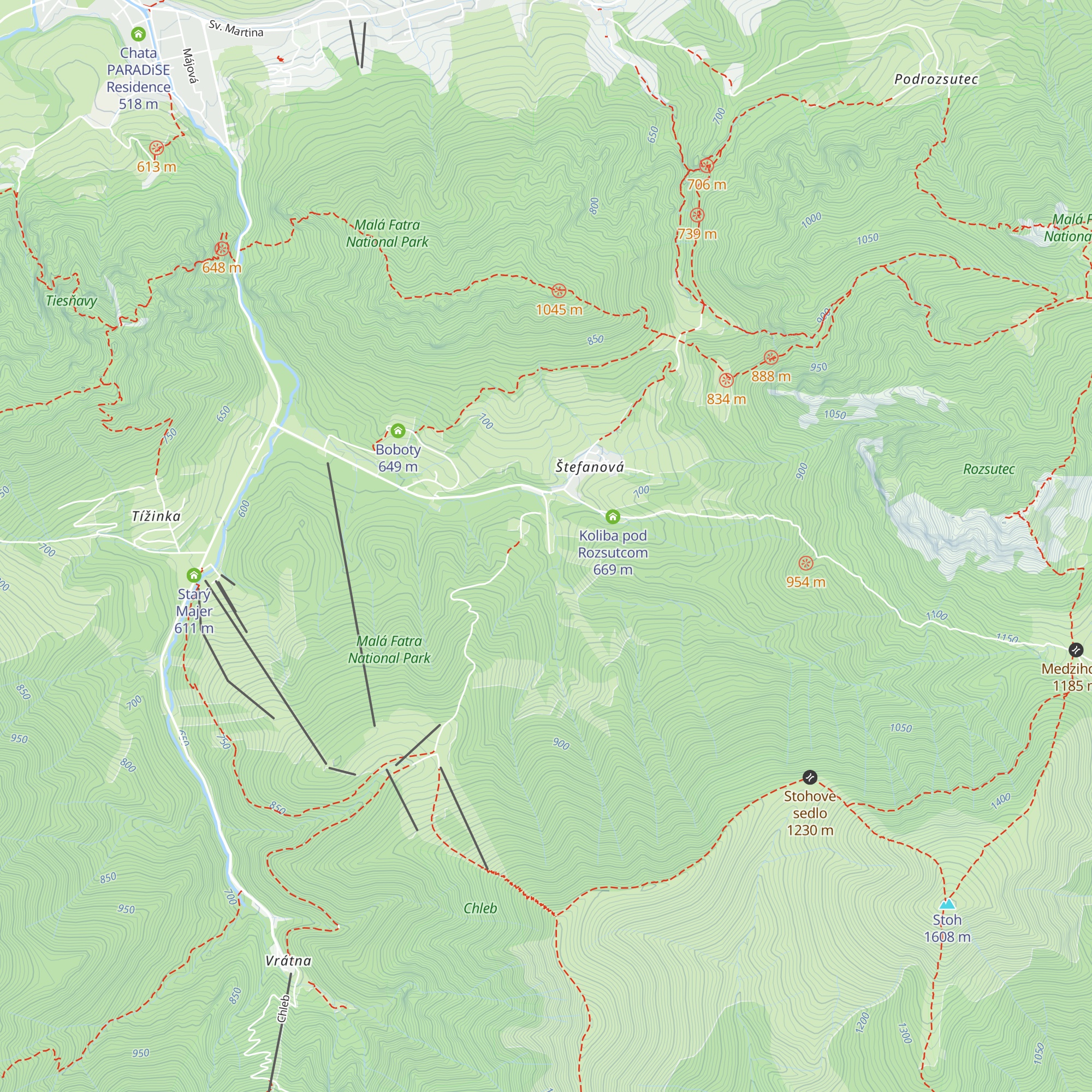 Chata vo Vyhnanej map