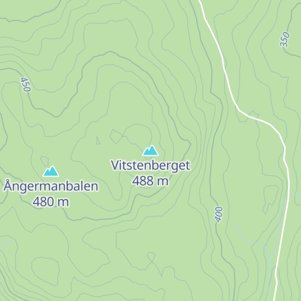 Map of Vitstenberget