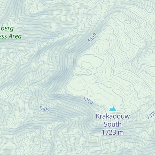 Map of Krakadoupiek
