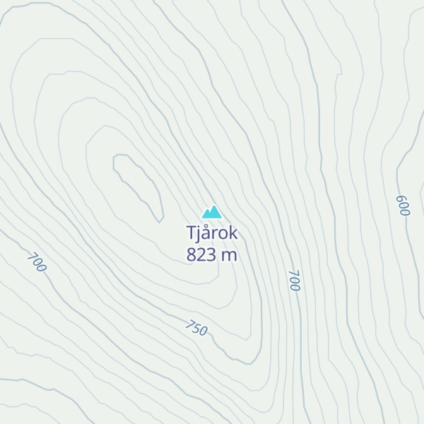 Map of Tjårok