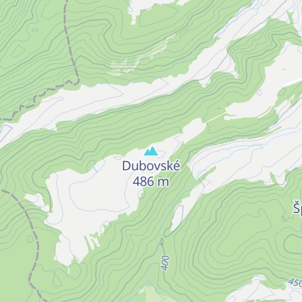 Map of Dubovské