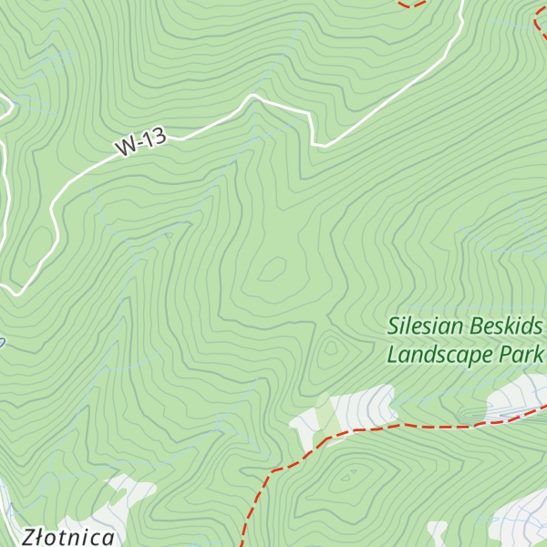 Map of Wielki Żor