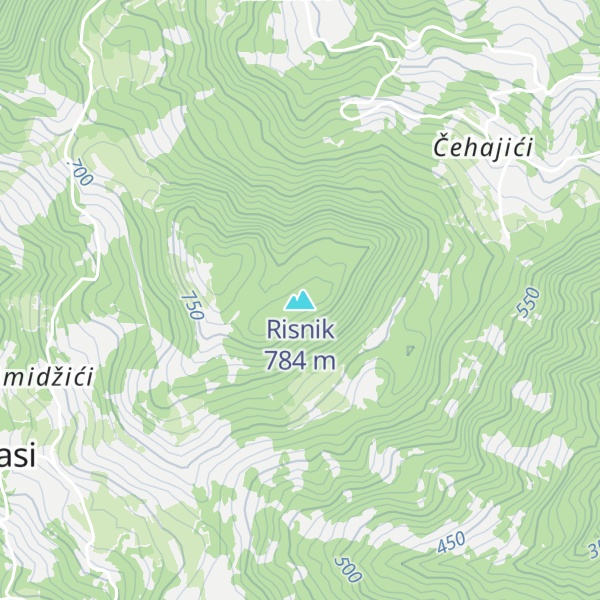 Map of Risnik