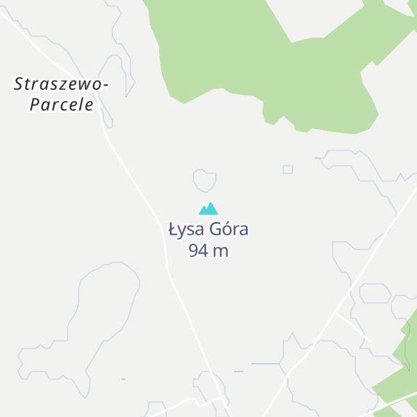 Map of Łysa Góra