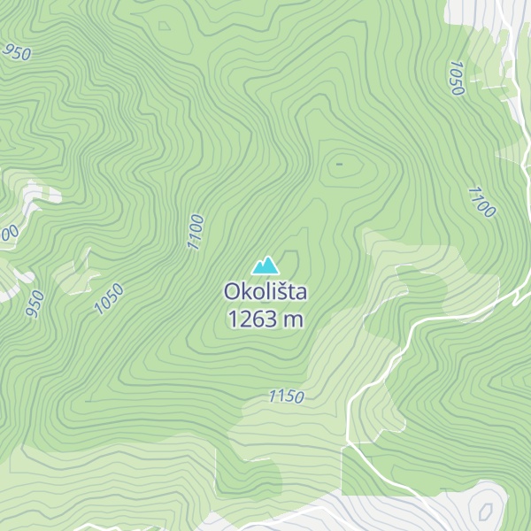 Map of Okolišta