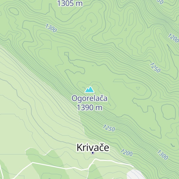 Map of Ogorelača