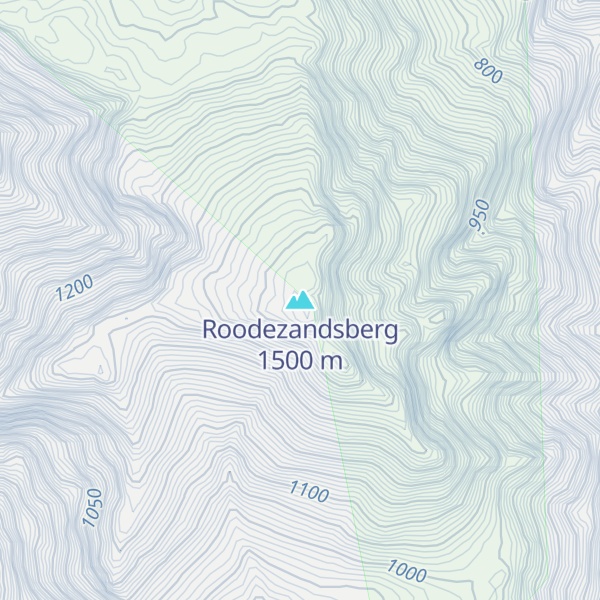 Map of Roodezandsberg