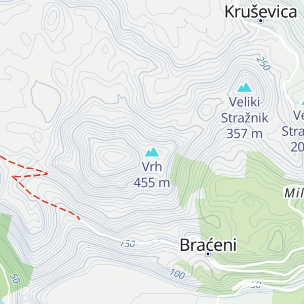 Map of Vrh
