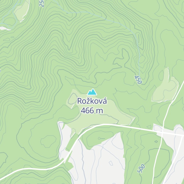 Map of Rožková