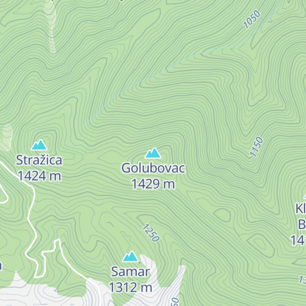 Map of Golubovac