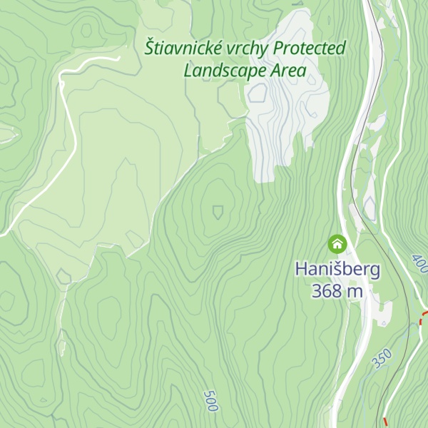 Map of Hanišberg