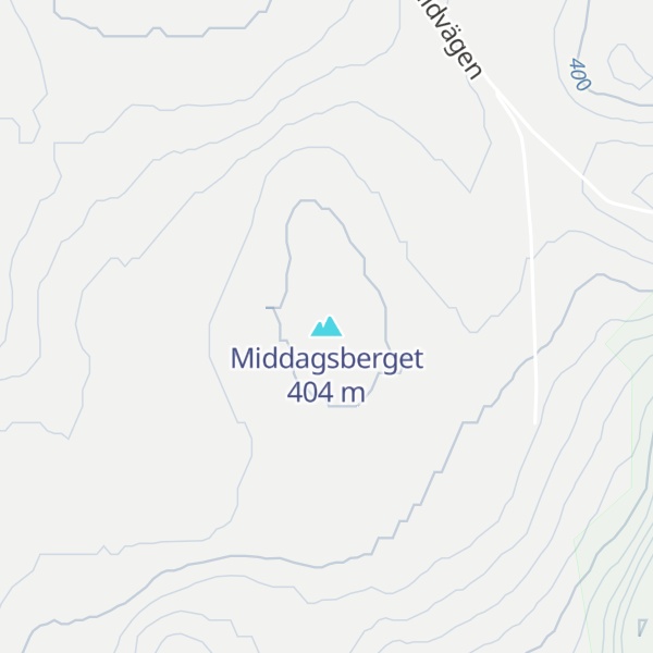 Map of Middagsberget