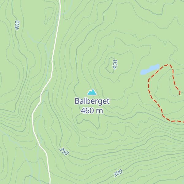 Map of Balberget