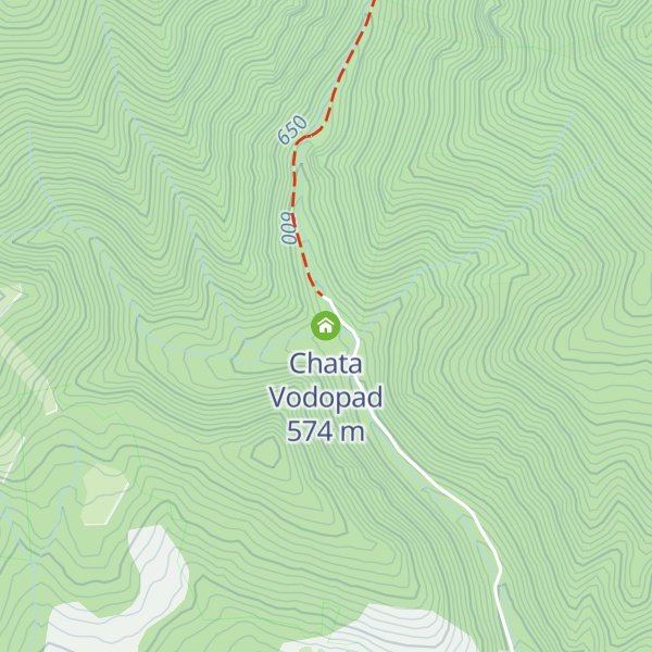 Map of Chata Vodopad