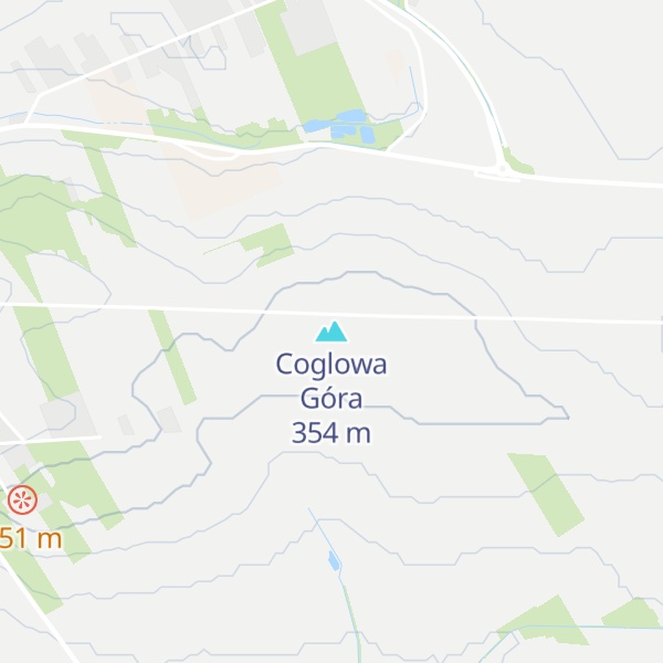 Map of Coglowa Góra