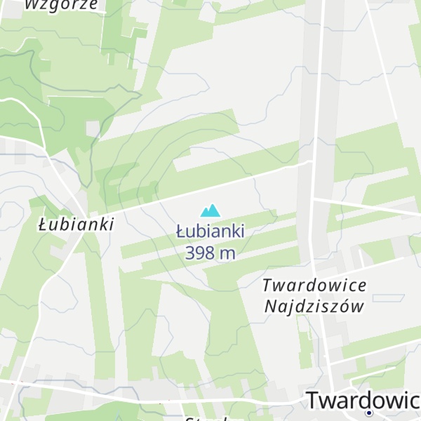 Map of Łubianki