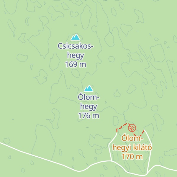 Map of Ólom-hegy
