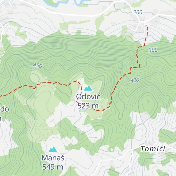 Map of Orlović