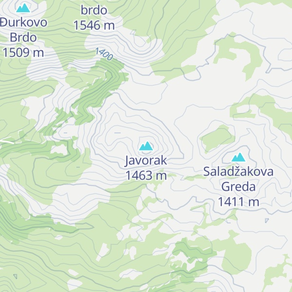 Map of Javorak