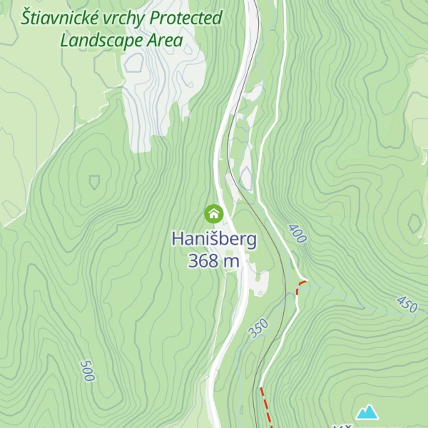 Map of Hanišberg
