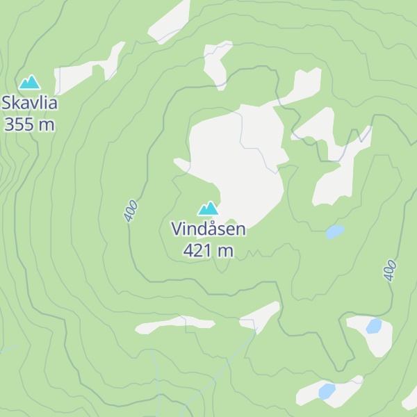 Map of Vindåsen