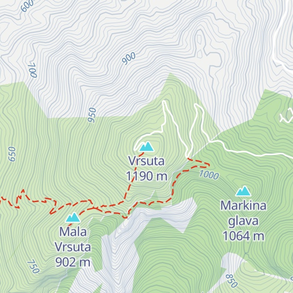 Map of Vrsuta