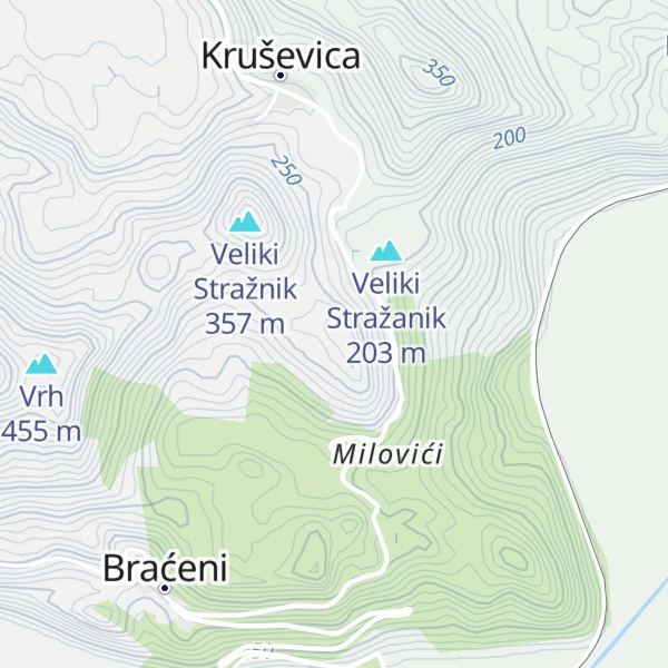 Map of Mali Stražanik