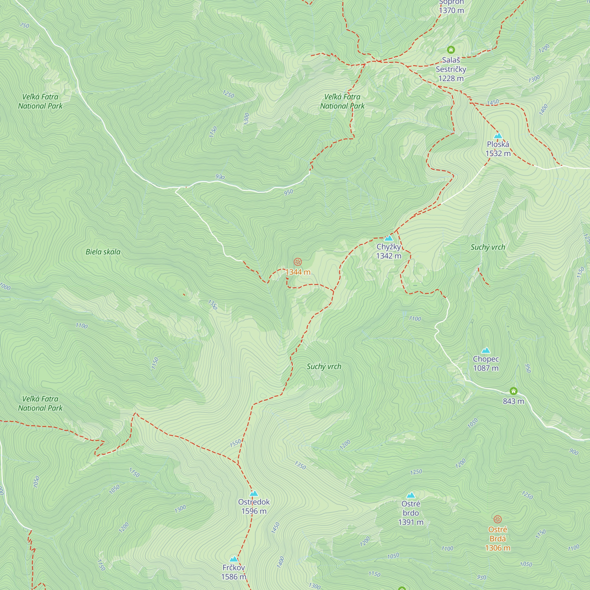 Salaš Mandolina map