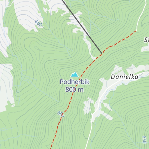 Map of Podherbik