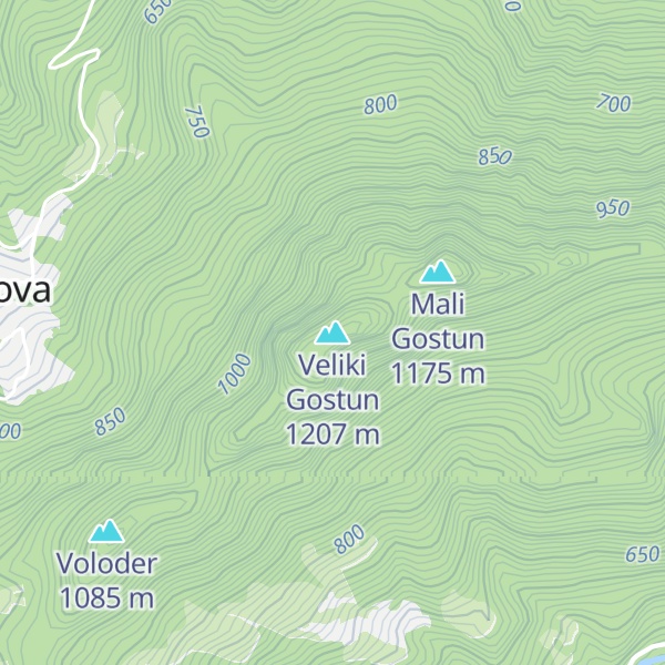 Map of Veliki Gostun